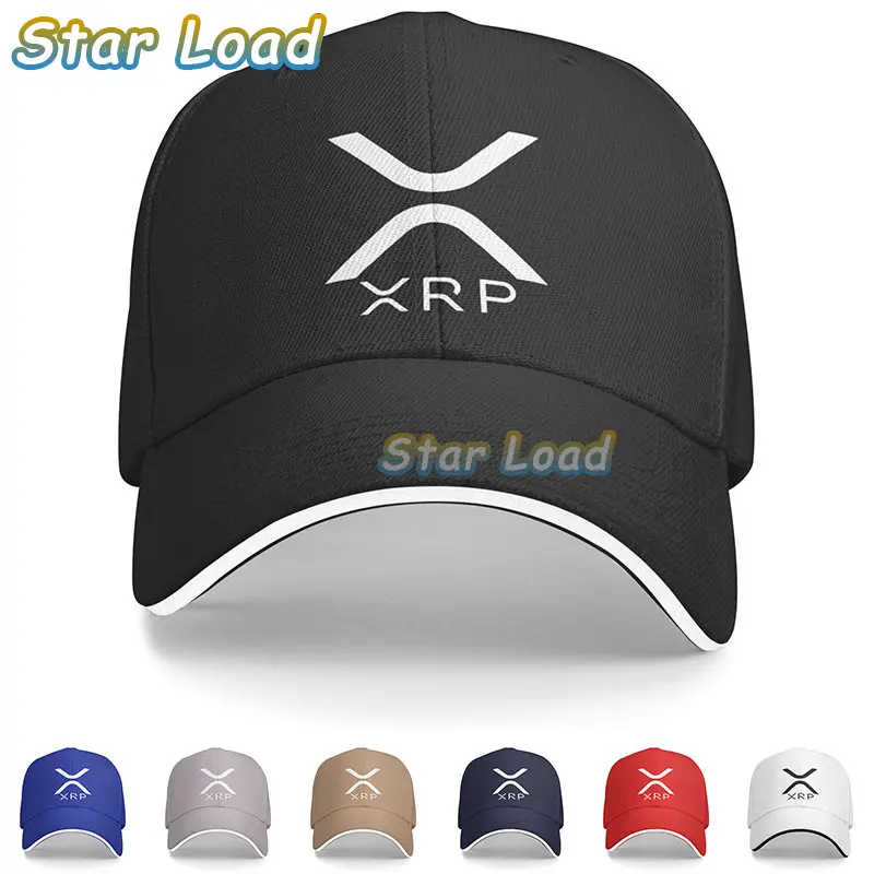 

XRP Baseball Caps Adjustable Snapback Cryptocurrency Cap Men Women Fashion Cool Hats for Unisex