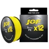 JOF X12 500M 300M Braided Fishing Line 12 Strands MultiColor Multifilament Saltwater PE Line 20 24 35 40 50 65 80LB 2