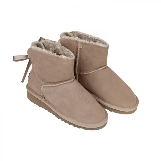 Botas Australianas para Mujer, Bota con Forro de Pelo Temporada de  Invierno, Marca Top3 20857 Beis y Marrón, Bota ugs, Con Cuñita, Botines con  Lazos, Calzado de Cuero para las Mujeres, Botas esquimales, Forro  Vellones|Botas de nieve| - AliExpress