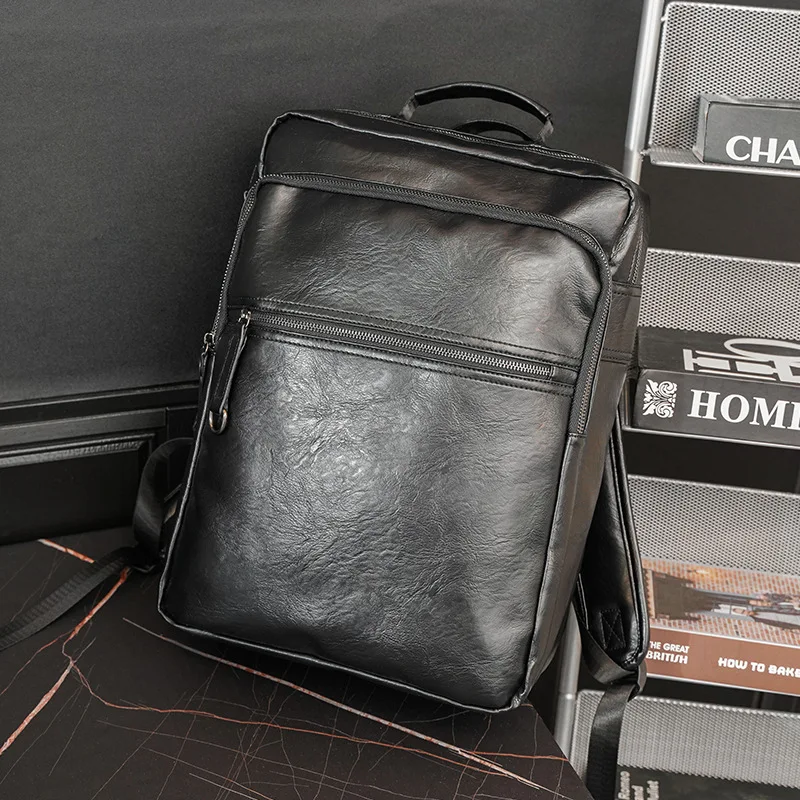 Large Capacity Backpack Trendy Men Bag Casual Travel Laptop Backpack College Student School Bag