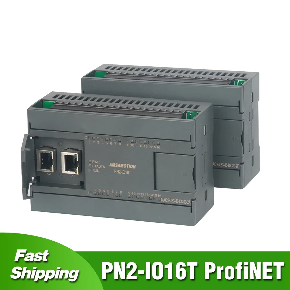 

PN2-IO16T Remote IO ProfiNET модуль ModBus Digital 16I16O для Siemens PLC