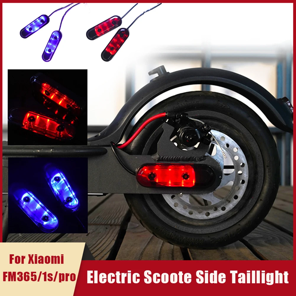 

1 Pair Electric Scooter Taillight Rear Safety Warning Light For Xiaomi Mijia M365/PRO/1S Scooters Parts Rear Tail Lamp