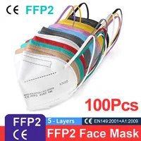 10-100Pcs FFP2 Masks KN95 Mascarillas 5 Layers Filter Homologada Face Masks Protective Mouth Mask CE FFP2MASK Respirator Masque 1