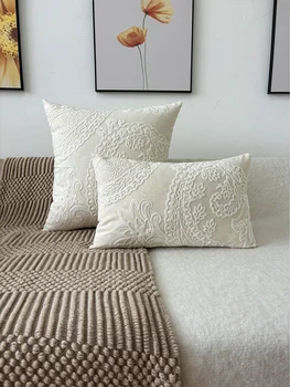 1pc, Embroidery Throw Pillow Without Insert, Decorative Throw Pillow Cushion, For Living Room Bedroom Sofa Home Decor 1