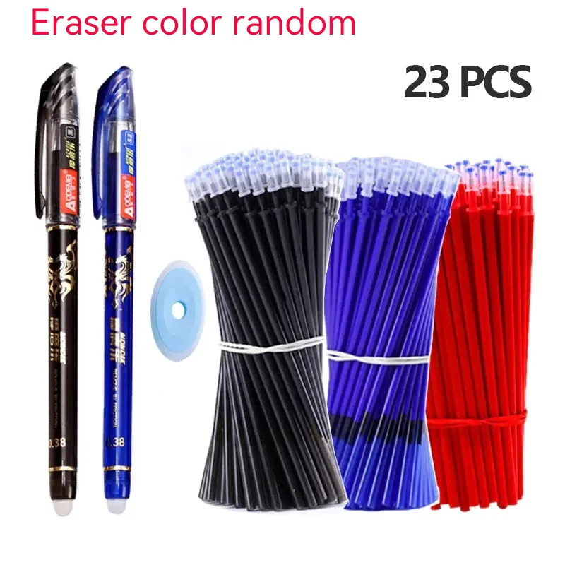 QIUJUNDE 12 Stylos à Bille Multicolores Effaçables Pour Effacer