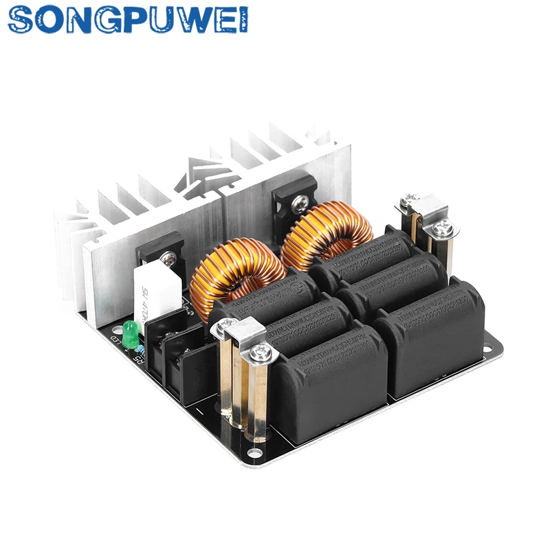 ZVS 저전압 유도 가열 보드, 전원 공급 모듈, 플라이백 드라이버 히터, 테슬라 코일, 1000W, 20A