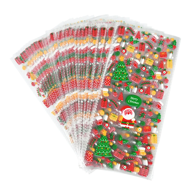 MELLIEX 100pcs Navidad Bolsas De Celofan, Bolsas De Copo De Nieve Para Chuches Galletas Bolsa De Dulces Navideños Con 100 Lazos Retorcidos(27x13cm Y 20x10cm