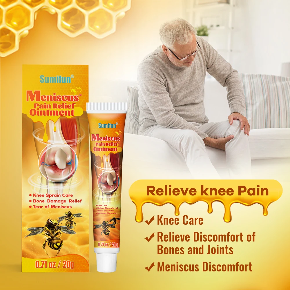 Knee Pain Relief Cream Pain Relief Cream 5Pcs Bee Venom Analgesic Ointment
