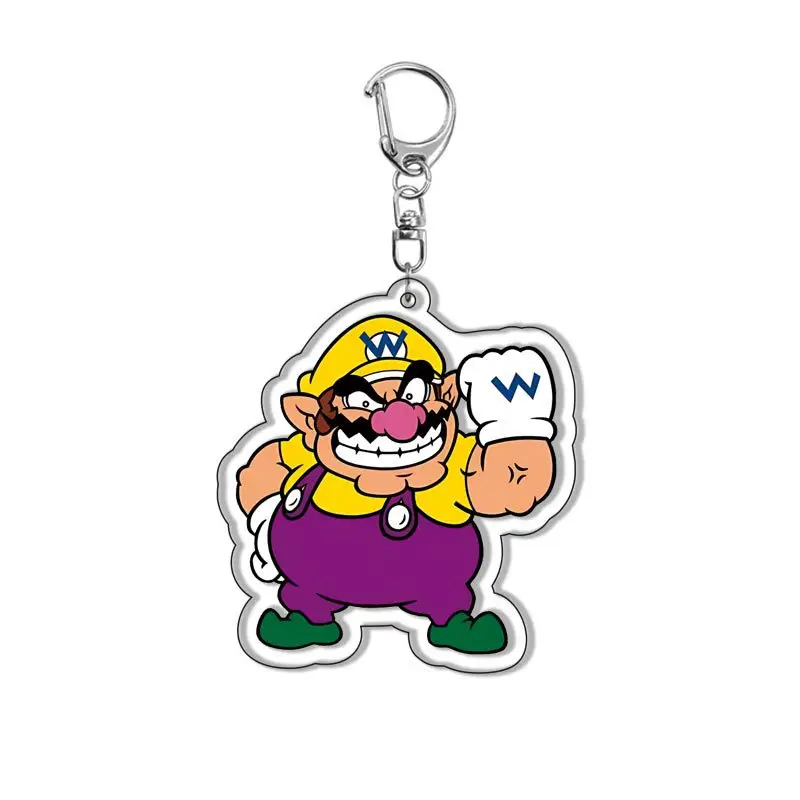 Game Marios Bowser Cosplay Acrylic Key Chain Keychain Pendant Prop Accessories Gift images - 6