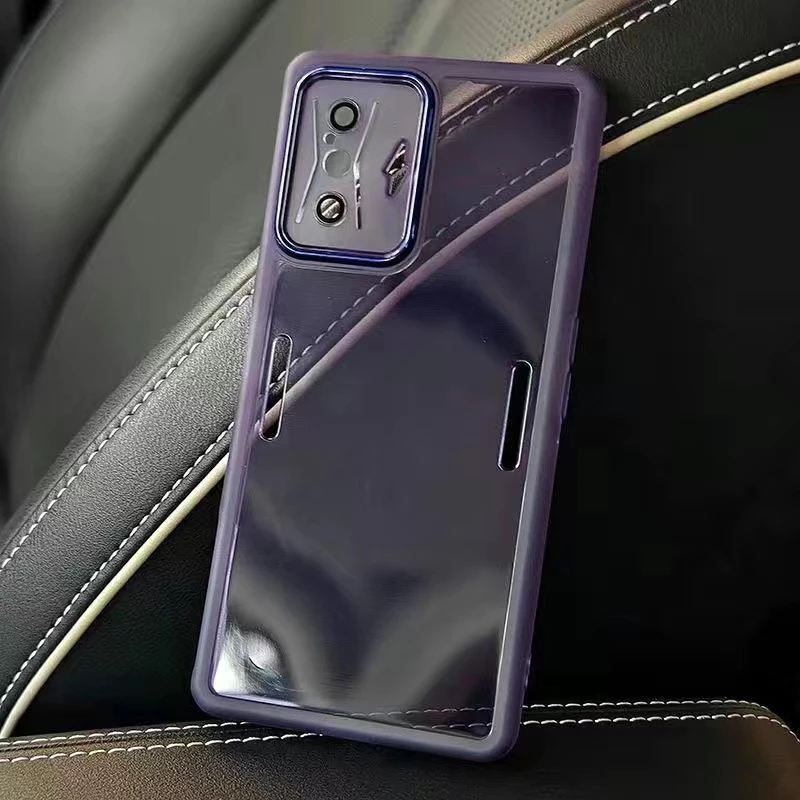 Transparent Soft Silicone TPU Case with Camera Protection and Bumper