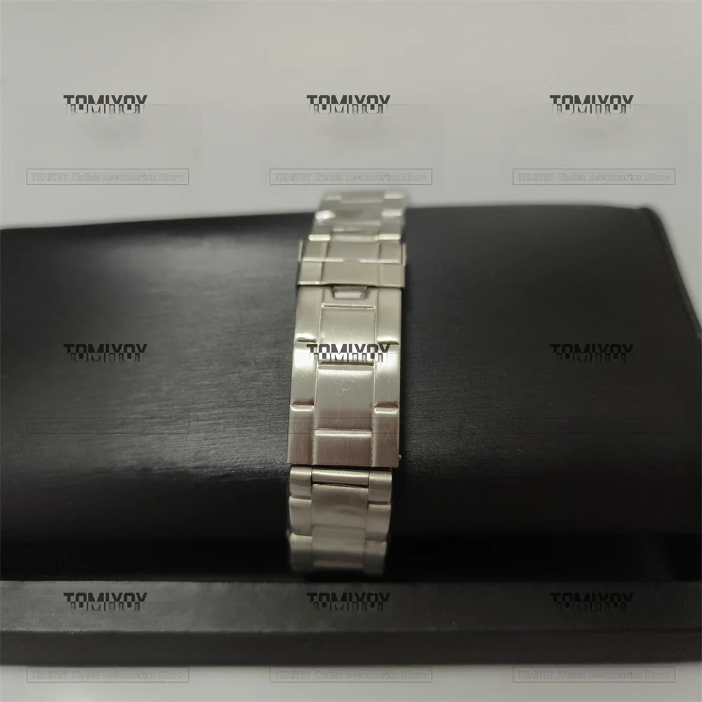 20MM 316L Stainlee Steel Vintage Grid Buckle Curved End Oyster Watch Band Strap Fit For RLX 116719 16570 16610 93150