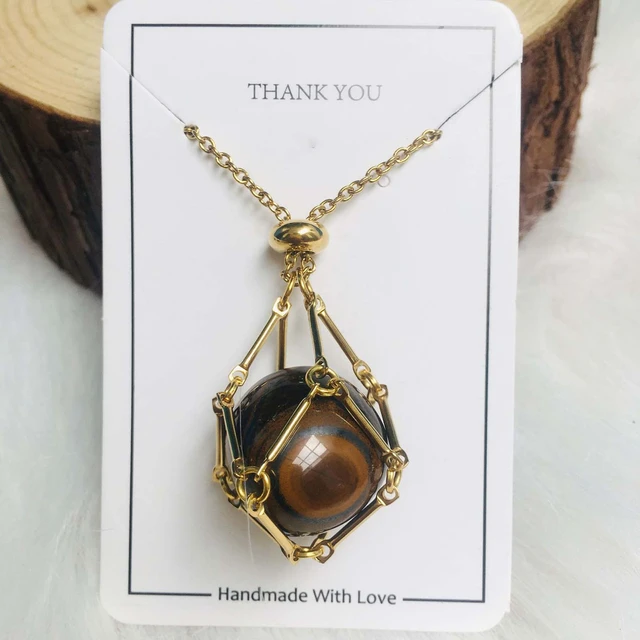 Natural Crystal Stone Net Metal Joint Necklace Weaving Pendant Adjustable  Chain (51 To Bulk Necklaces for Women Dainty Pendant - AliExpress