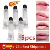 5PCS Lip Gloss Moisturizer Plumper Long Lasting Sexy Lips Pump Transparent Waterproof Volume Lip Clear Lipgloss Base Clear Lip G 1