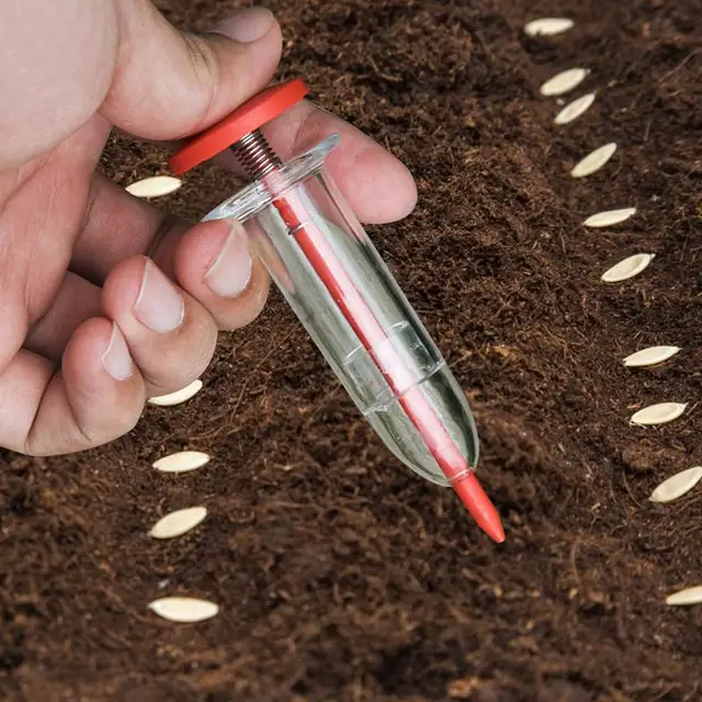Fecskendők Kerti Precíziós Vetés Megtermékenyítő Mini Vetőmag Adagoló Virágágy Kertész Szerszám Kézi Ültetvény - Image 5