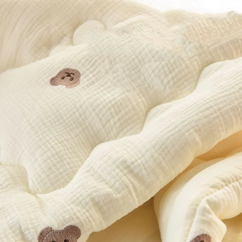 Newborn Baby Quilt Cover Cotton Soft Skin-friendly Breathable Baby Sleep Cartoon Printing Quilt Protector Kindergarten Bedding