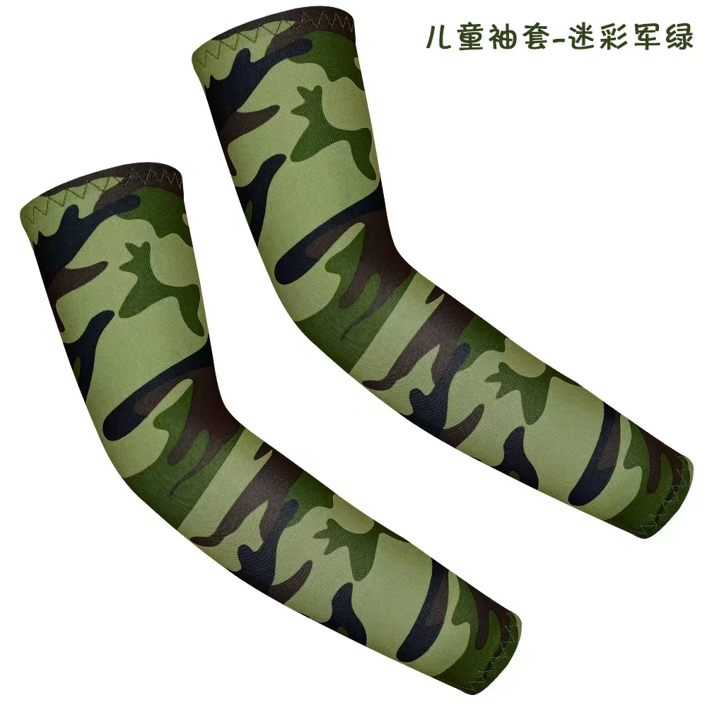 1 çift çocuklar soğutma kol kollu güneş koruma sıkıştırma önkol kol kapağı erkek kız için