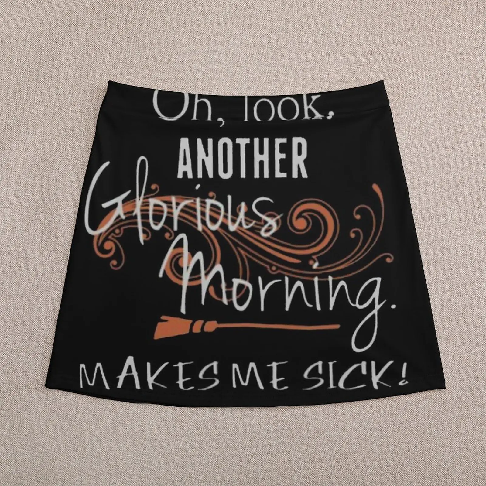 Oh, Look. Another Glorious Morning. Makes Me Sick! Mini Skirt korean skirt skirt for women clothes for woman extreme mini dress