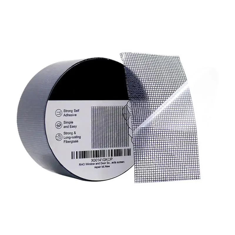 

Window Screen Repair Tape 3-Layer Fiberglass Mesh Tape Patches 2m Long Well Ventilated Waterproof And Strong Adhesive Tape