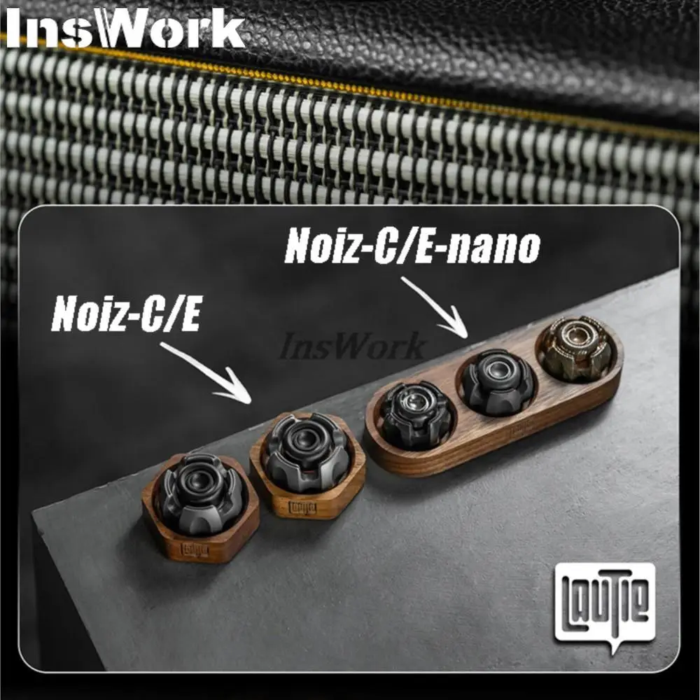 Lautie noiz c-nano Black Walnut base fidget spinner