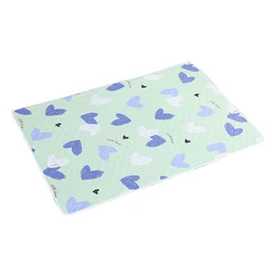 Waterproof Washable 4-Layer Cartoon Dino Baby and Menstrual Protection Mat, 80x120cm (FE97B0)