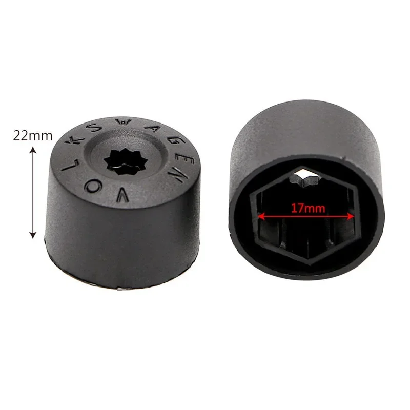 Car Wheel Lug Nut Cover Bolt Cap Removal Tool for VW Volkswagen Scirocco Touran Tiguan Jetta Golf MK5 GTI Passat CC Accessories