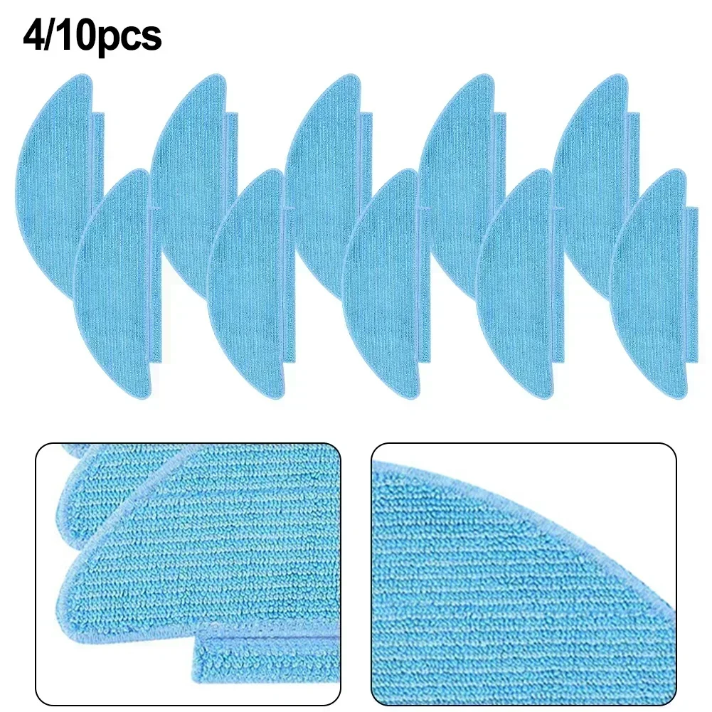 Lot De 4 Chiffons Microfibre Pour Robot Aspirateur Vexilar - Lavables, Remplacement Facile