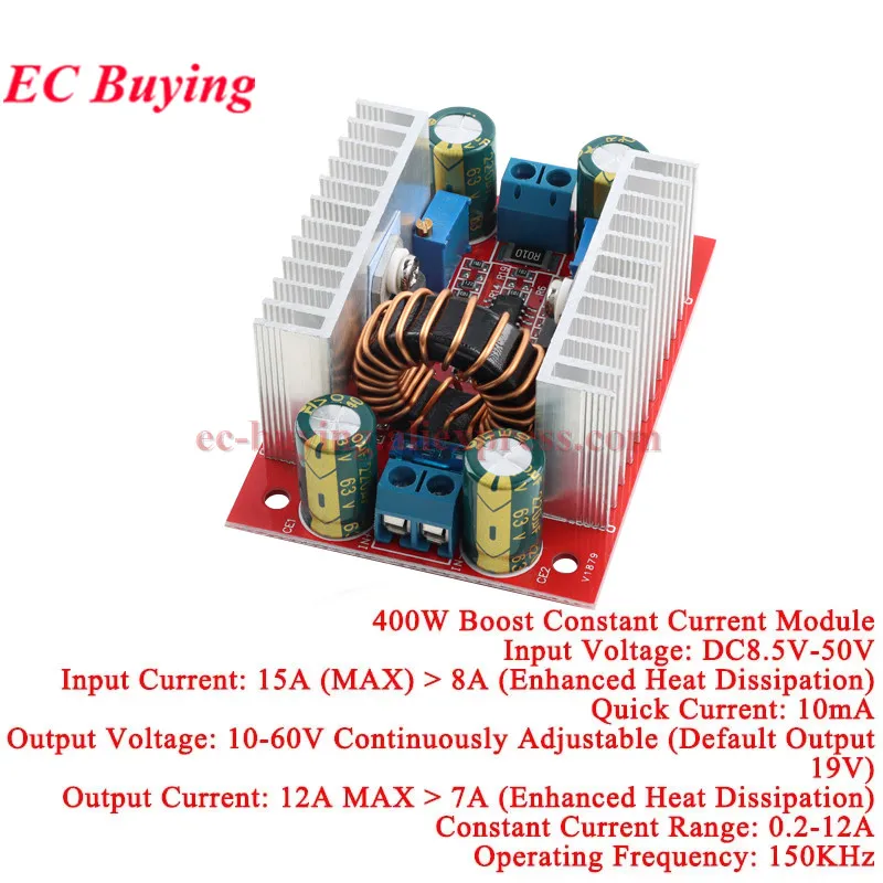 DC-DC 120W 150W 250W 300W 20A 400W 15A 600W 10A 1800W 1200W 80W Step-Up-Boost-Konverter Step-Down-Buck-Stromversorgungsmodul – Detail 5