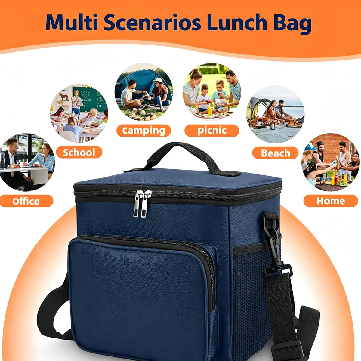 Women's Insulated Leakproof Thermal Lunch Tote and Storage Bag