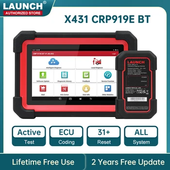 LANCIO X431 CRP919E BT Strumento diagnostico per auto DBScar VII VCI Auto OBD OBD2 Scanner Codifica ECU bidirezionale CANFD DOIP 31+ Reset
