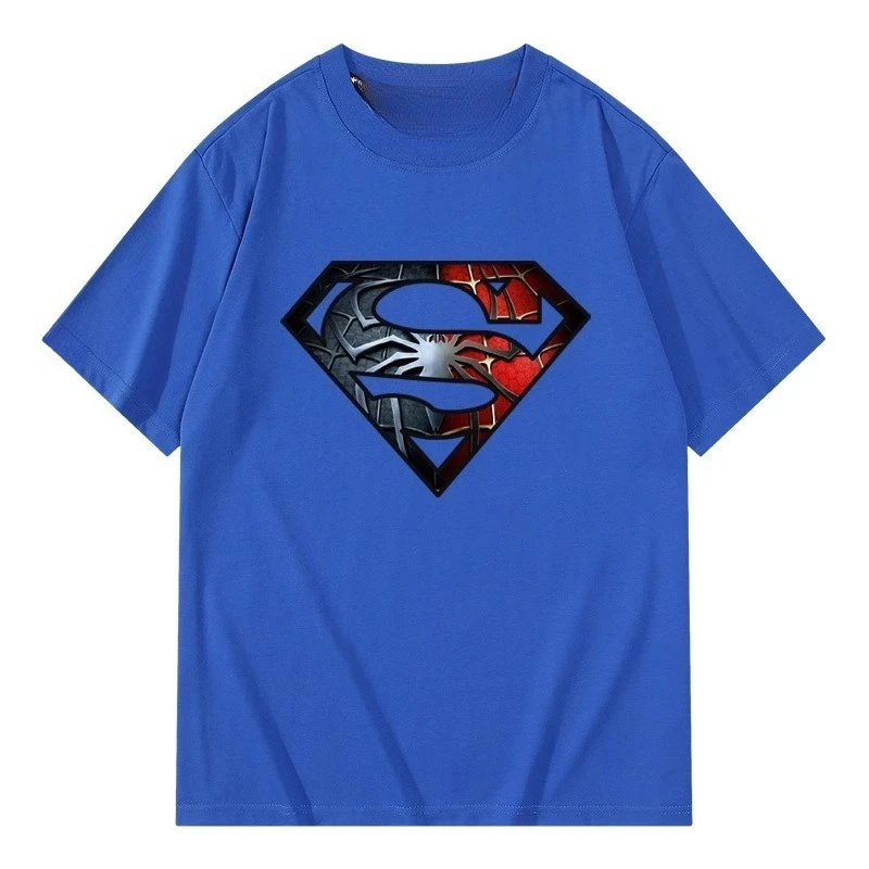تي شيرت سوبرمان قطني بأكمام قصيرة للرجال من Marvel...