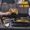 1:14 HUINA 580 Big RC Excavator Full Alloy Truck 23CH 2.4G Remote Control Car Digger CaterpillarEngineering vehicle Toy for Boys 1