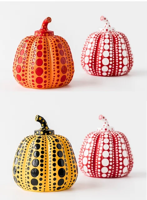 Pottery Pumpkins inspired by Yayoi Kusama…