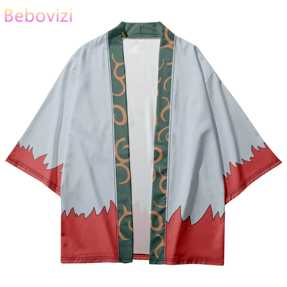 Fashion Anime Print Kimono Cardigan Cosplay Shirt 2023 Women Men Yukata Beach Haori Japanese Traditional Top