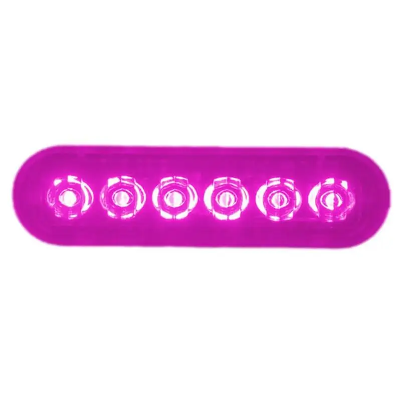 

Traffic Advisor Light Light Bar Warning Flashing IP67 Waterproof 6LED Advisor Light 12-24V For Safety Construction Vehicles Tow