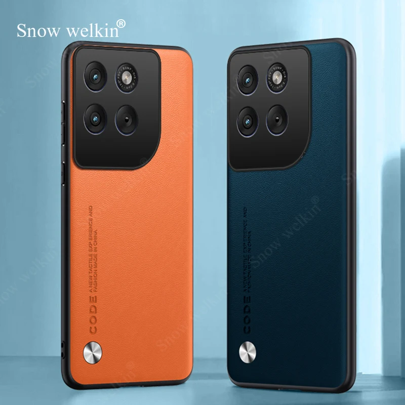 Luxury PU Leather Shockproof Silicone Phone Case Cover