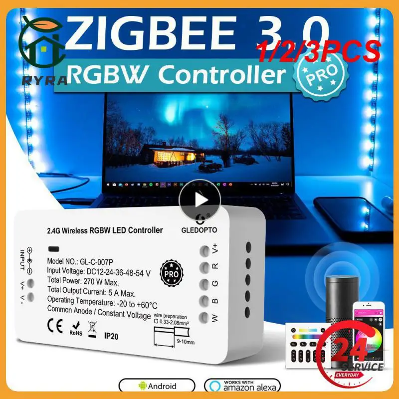 

1/2/3PCS Gledopto RF Digital RGB IC Strip Controller Addressable Flexible Light Control Dynamic Lighting Effect For WS2811
