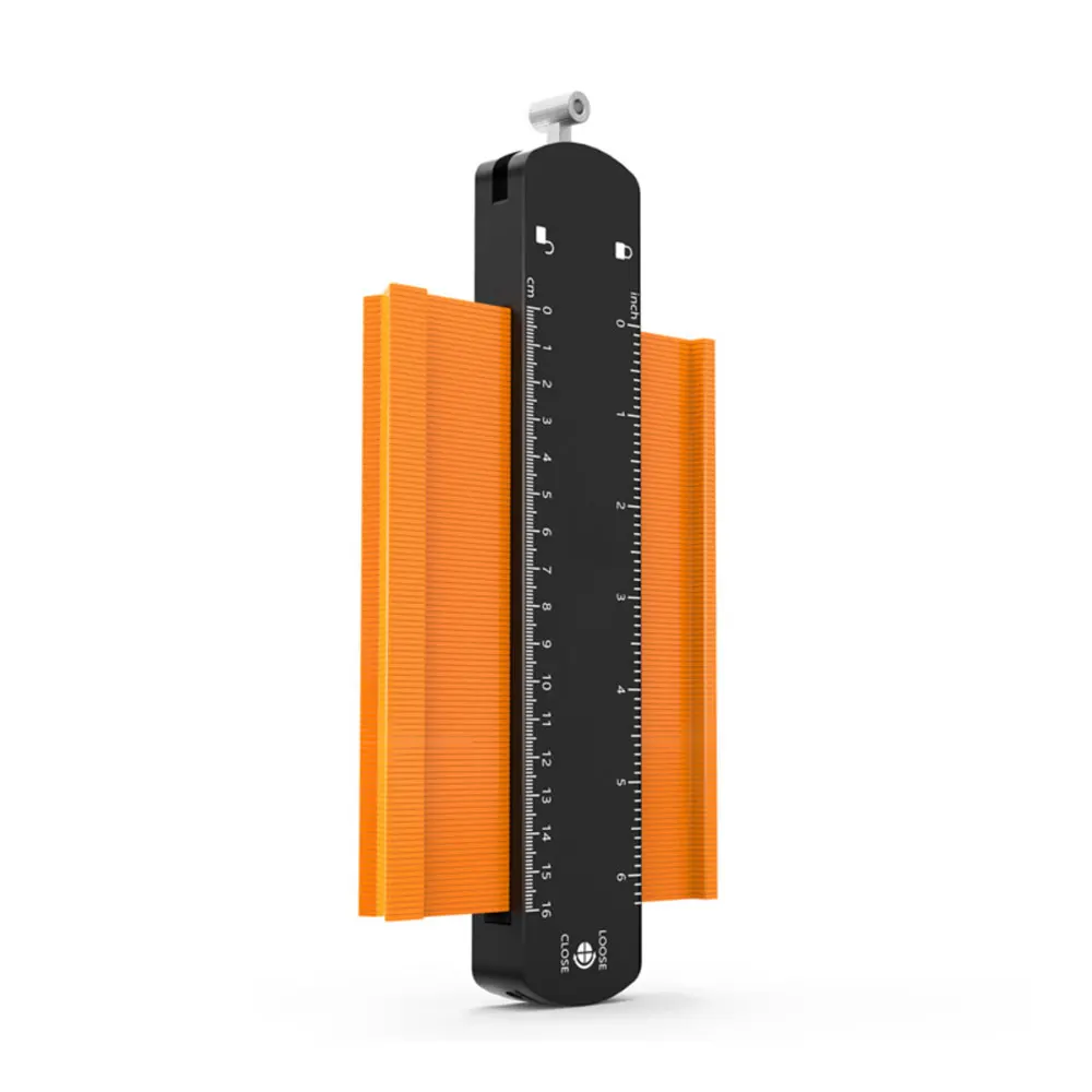 Wider Contour Gauge Duplicator With Lock 6/10 Inch Profile Shape Copy Tool Template For Curved Shapes