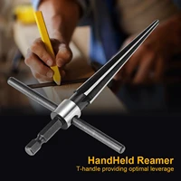 HandHeld Reamer Hex Reamer Bridge Pin Hole Handheld T Shape Tapered Hex Reamer Handle Drilling Tool Reamer T Handle Reamer 1