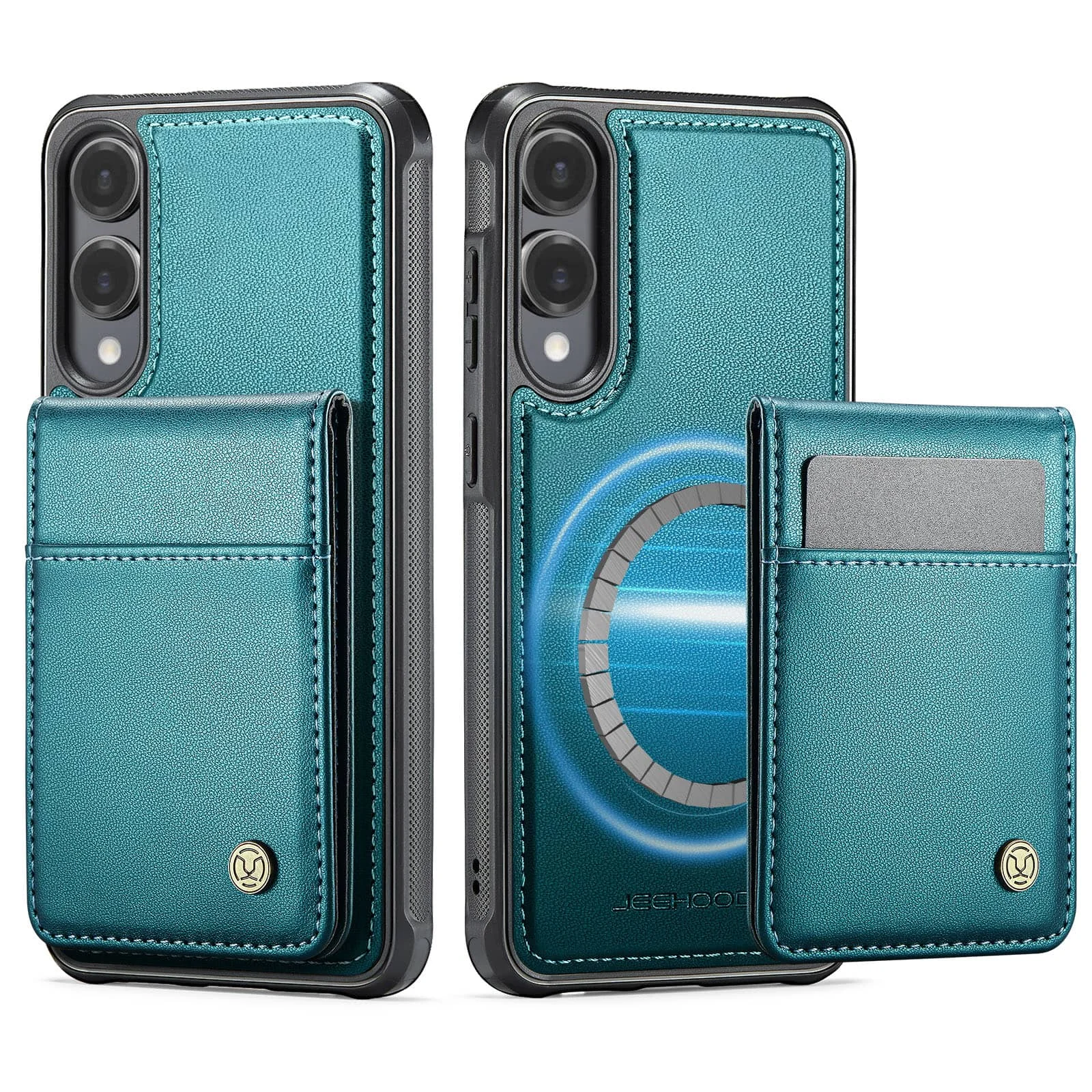 Magnetic 2-in-1 Detachable Wallet Case with Card Holder and Kickstand