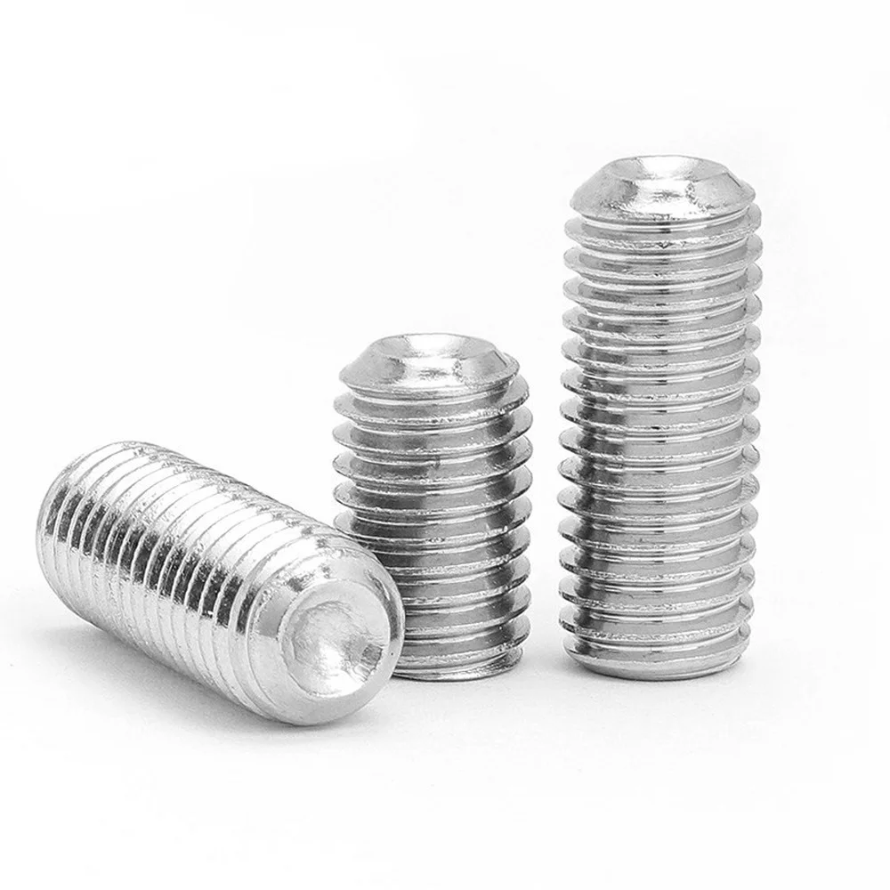 Hex Socket Screw 10 pcs/lot M2-M10 Stainless Steel Cup Point Headless DIN916