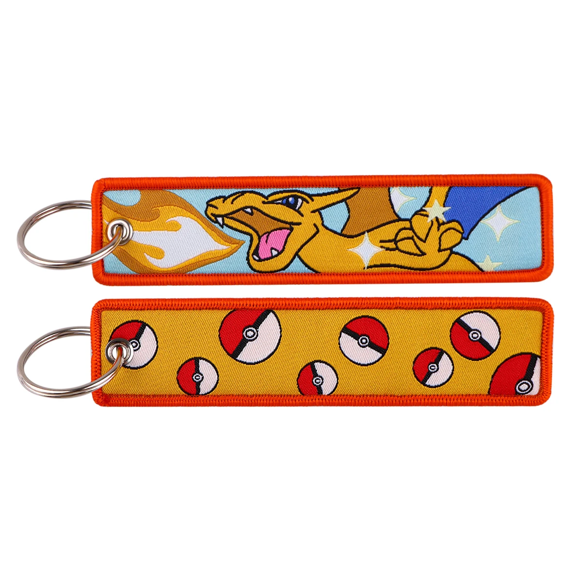 Charming Anime Cute Cartoon Embroidered Keychain | Stylish Key Holder & Accessory Gift