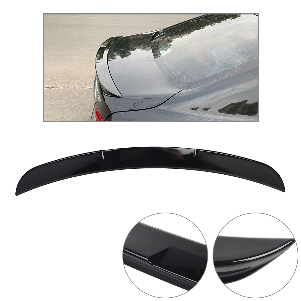 

For Nissan Altima Sedan ABS Plastic Auto Car Tail Lip Wing Rear Trunk Spoiler Cover Trim Gloss Black Spoiler Trim 2016 2017 2018