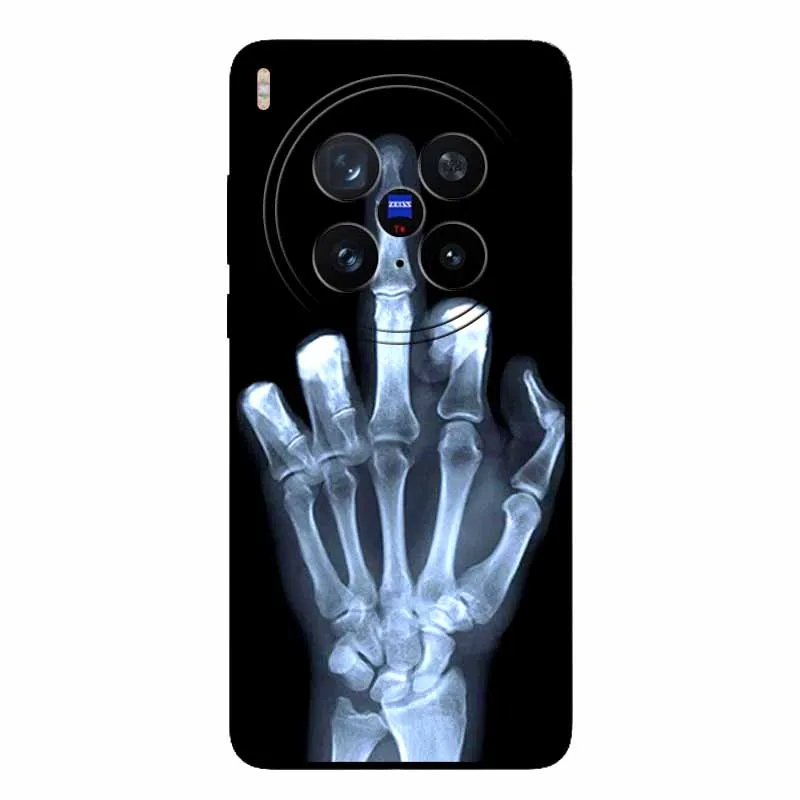 Sleek Black Silicone Protective Phone Case - Stylish Back Cover with Bumper Protection