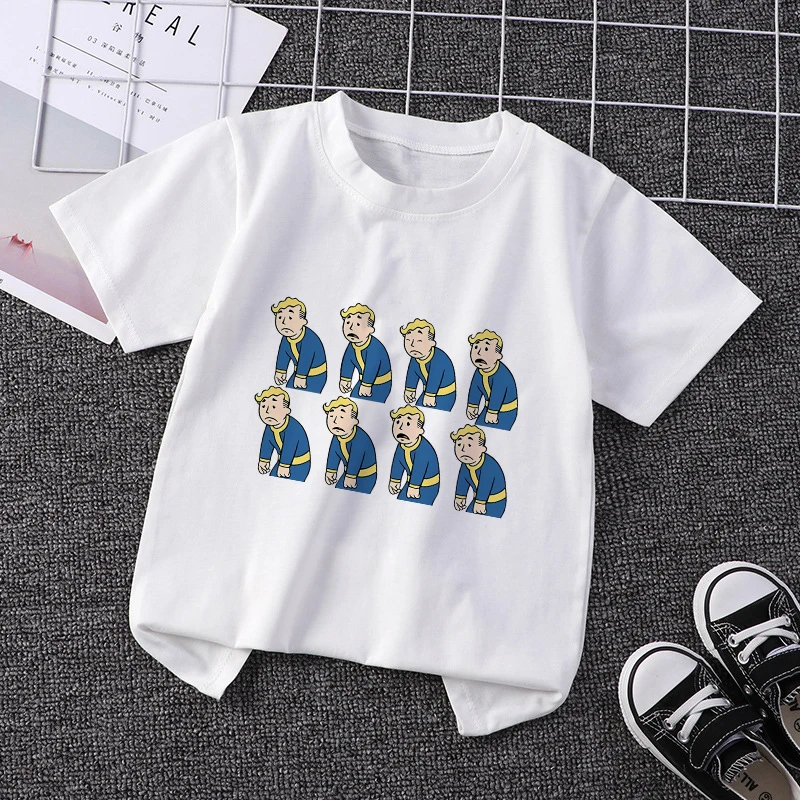 

Nate Children T-Shirt Game Kawaii Cartoons Kids Tee Shirts Anime Casual Clothes Boy Girl Tops Funny Short Sleeved