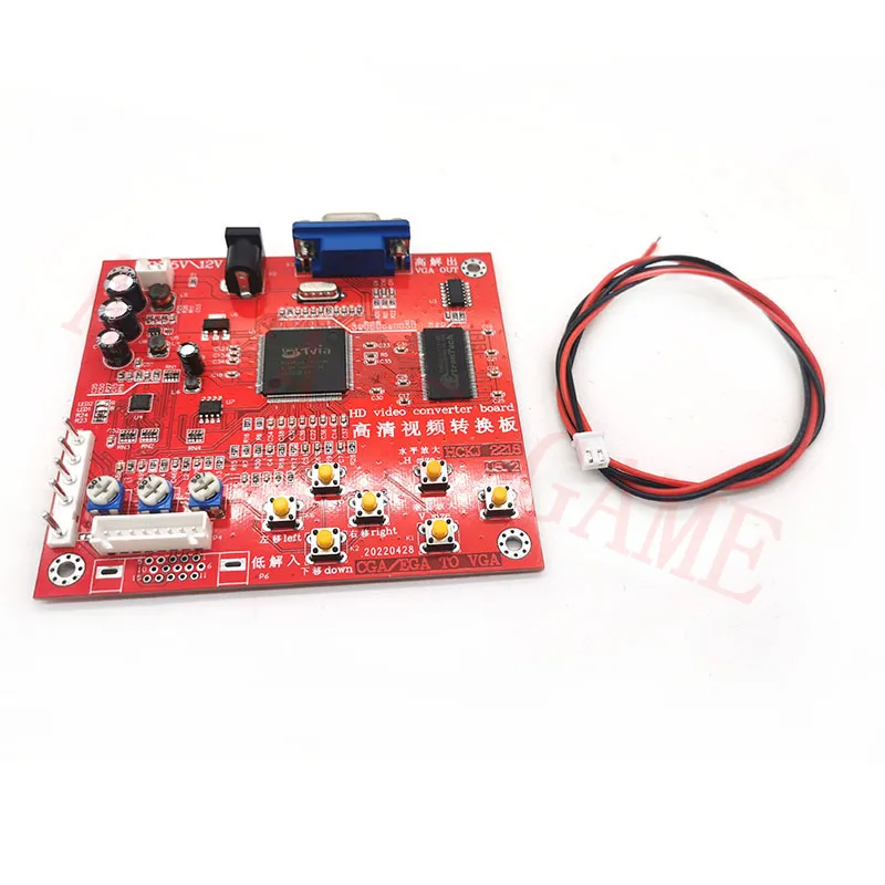 

CGA To VGA RGBS Arcade Converter Board For CRT To LCD Monitor Retro Jamma Game Video Output Format Conversion Board