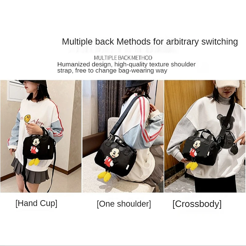 Disney Mickey New Women's Bag Luxury Brand Women's One-shoulder Messenger  Bag Cartoon Fashion High Quality Fashion Handbag - AliExpress