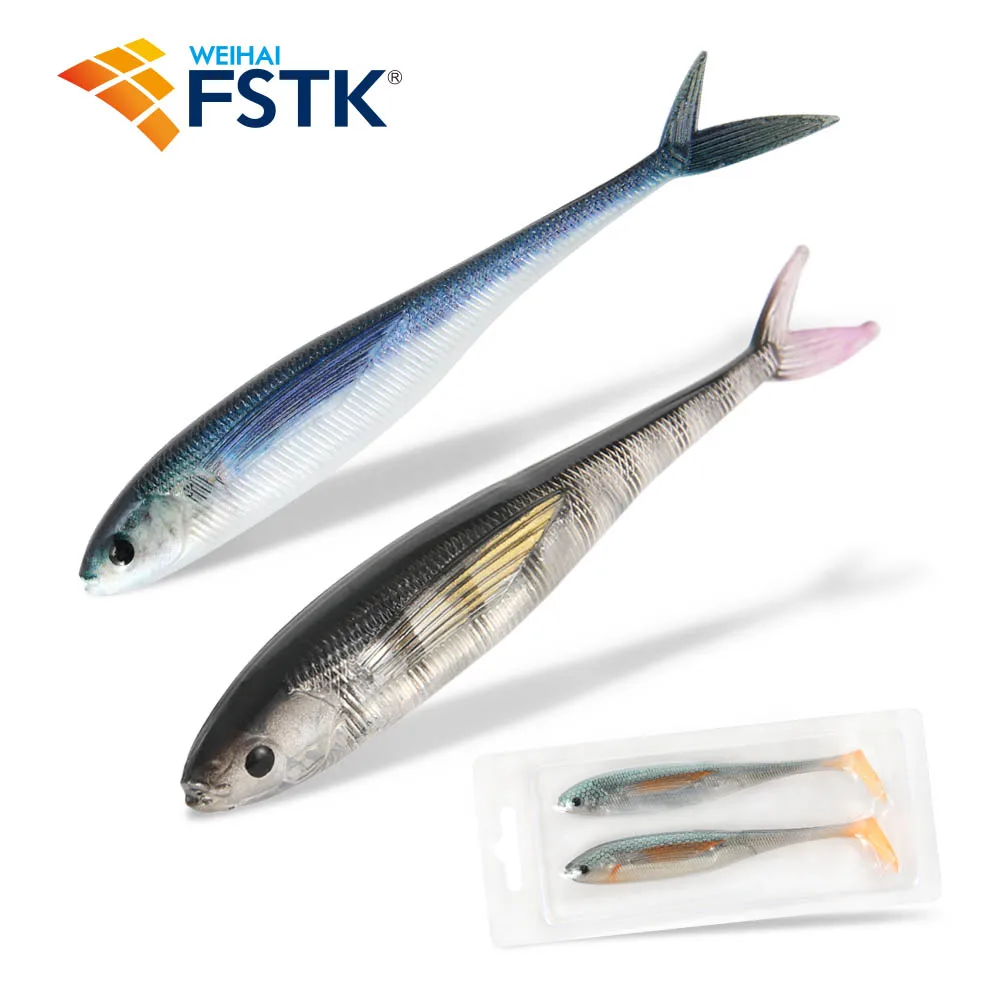 

2023 FSTK 2PCS Silicone Baits Paddle Tail Shad Worm Lifelike Soft Bait 9.4g 12.5cm Freshwater Swimbaits Bass Trout Fishing Lure