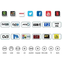 4K 43/50/55/65/75 Inch UHD Led Television 4k Smart Wifi TV 4K UHD Factory Cheap Flat Screen Television HD LCD LED Best Smart TV 1