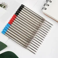 20pcs L:3.9 In/99mm Ballpoint Pen G2 Refills for Medium Point blue red Black Ink Rods for Writing Office Stationery 424 1