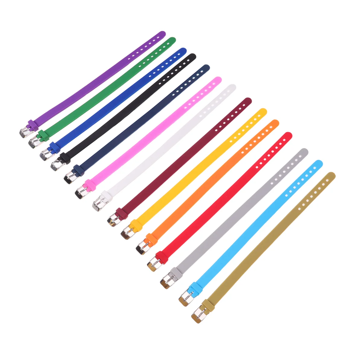 

14 Pcs Watches for Men Girl Silicone Bracelet Boy Wrist Band Sports Kids Wristband Man